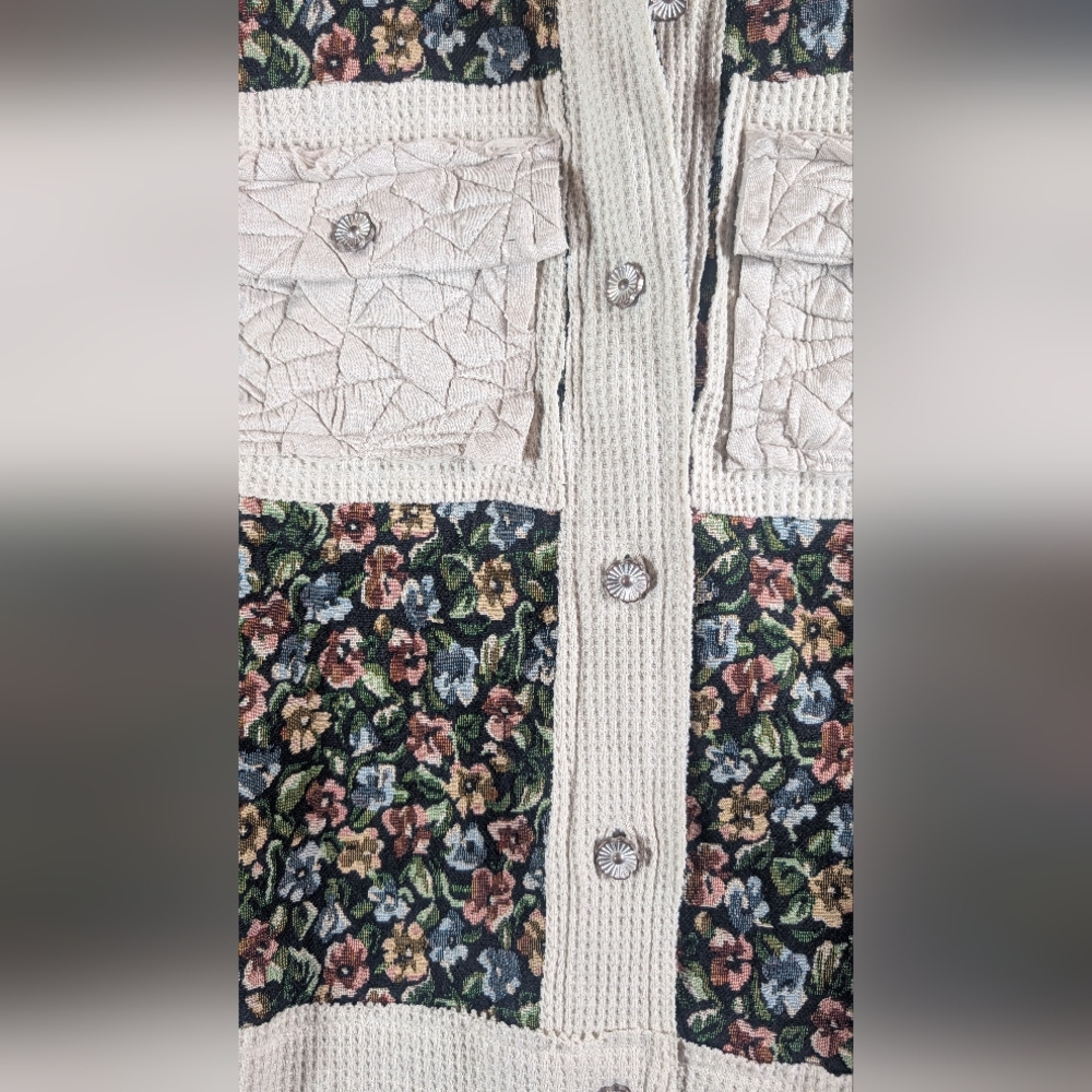 POL- Wash Floral Patchwork Jacket – Effortless B - Picture 8 of 11